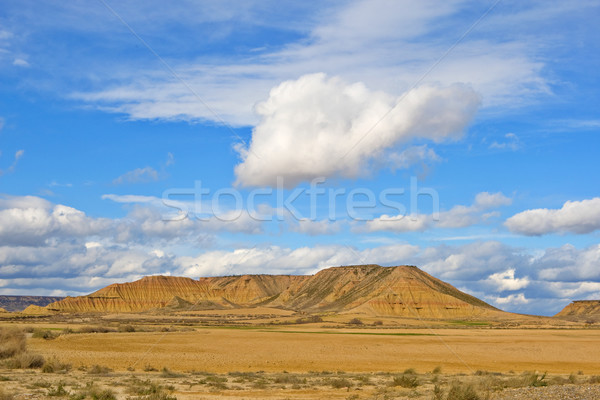 Hill under the cloudy sky Stock photo © broker