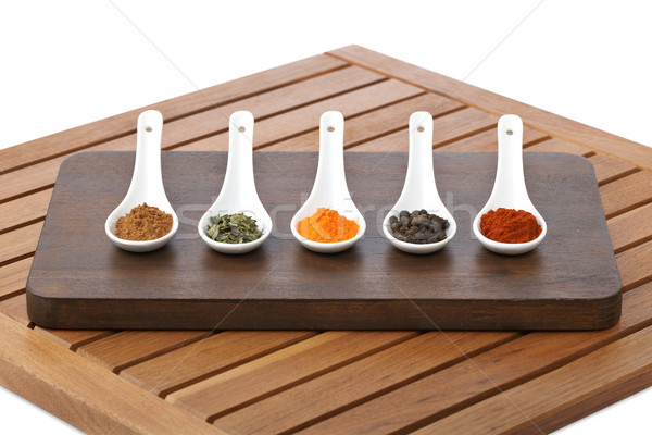 Spices background Stock photo © broker