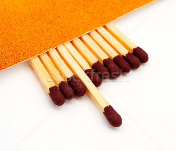 One match stick spent among match sticks Stock photo © broker