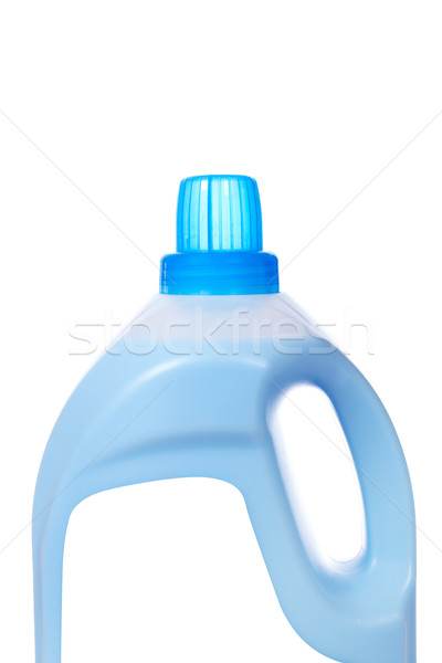 Lavanderia detergente tessuto bottiglia isolato bianco Foto d'archivio © broker