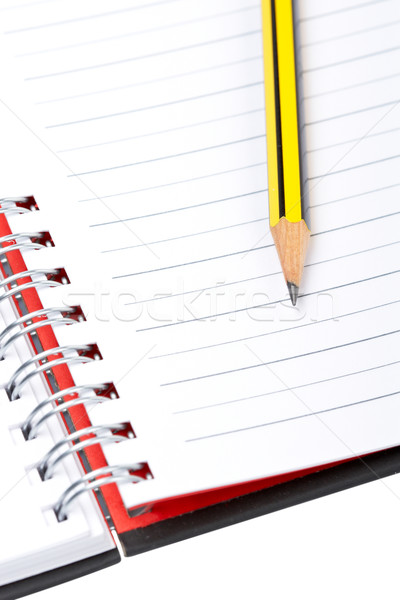 Pencil on a one notebook Stock photo © broker