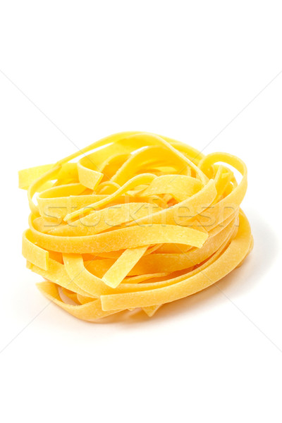 Pasta nest zachte schaduw witte voedsel Stockfoto © broker