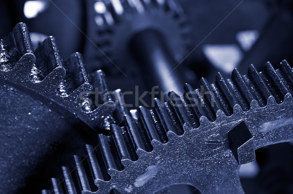 Dirty industrial gears background Stock photo © broker