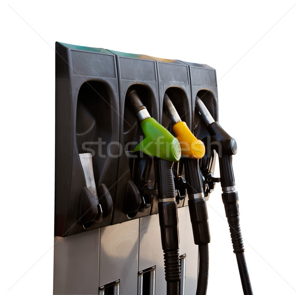 Three gas pump nozzles Stock photo © broker