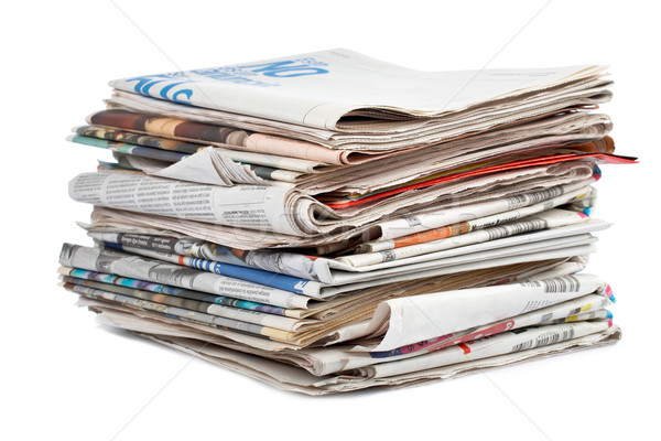 Yerel gazeteler odak sığ Stok fotoğraf © broker