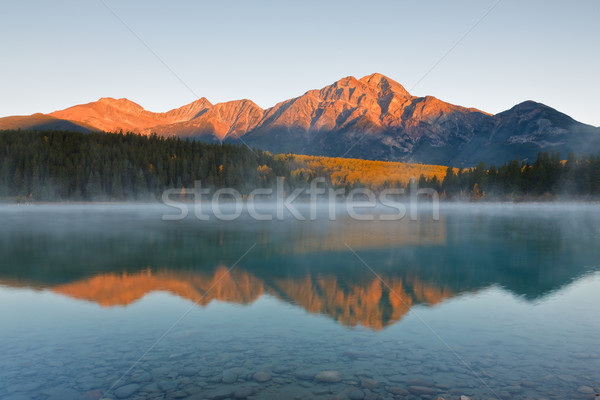 Stock photo: Patricia Lake and Pyramid Mountain, Canada