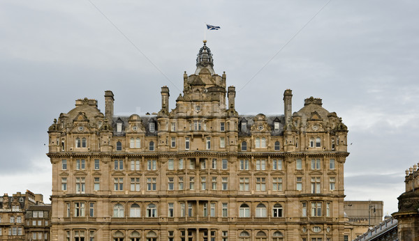 Antyczne budynku widoku Edinburgh Szkocji niebo Zdjęcia stock © broker