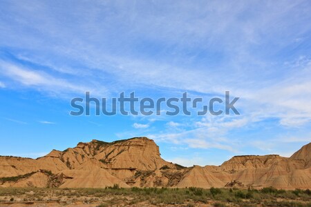 Sivatag tájkép felhős égbolt textúra felhők Stock fotó © broker