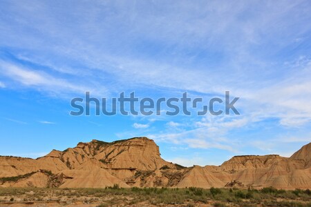 Désert paysage nuageux ciel texture nuages [[stock_photo]] © broker