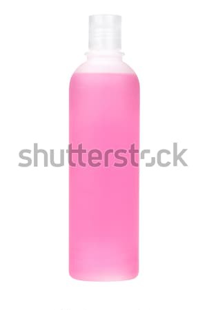 Műanyag üveg szappan sampon címke izolált Stock fotó © broker