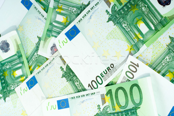 Euro Geld Papier Finanzierung Bank Markt Stock foto © broker