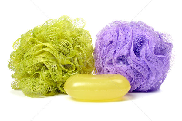 Two body sponges and soap Stock photo © broker