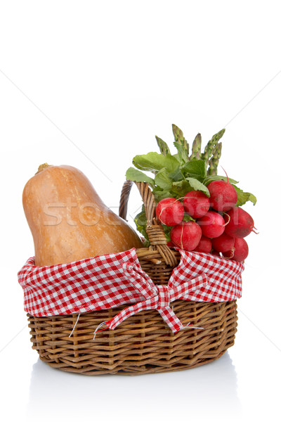 Basket of fresh vegetables Stock photo © broker