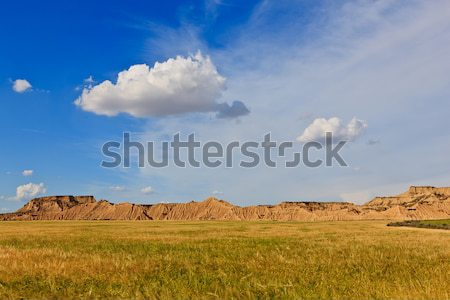 Deşert peisaj noros cer textură nori Imagine de stoc © broker