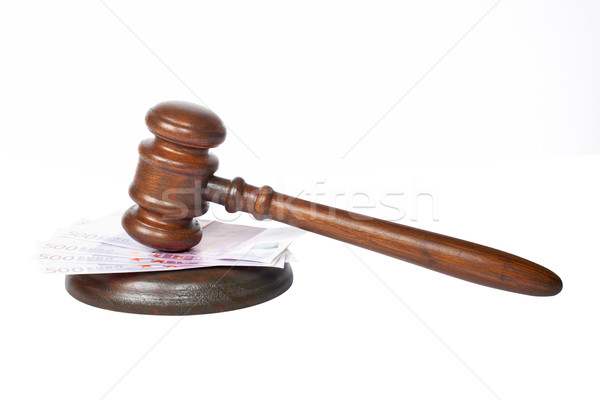 Gavel and money Stock photo © broker