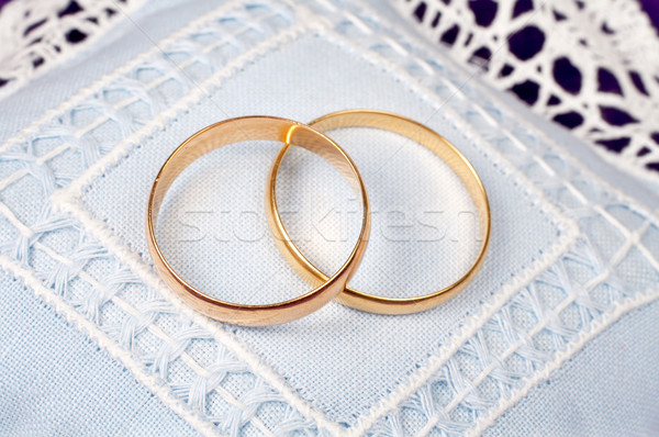 Wedding rings Stock photo © broker