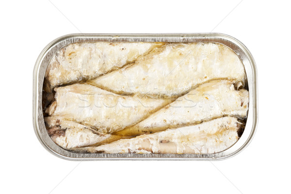 Sardines in open tin Stock photo © broker
