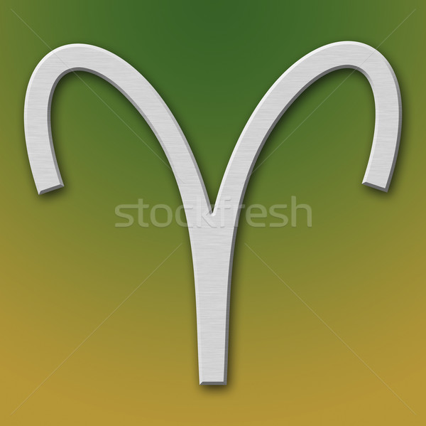 Aries Aluminum Symbol Stock photo © broker