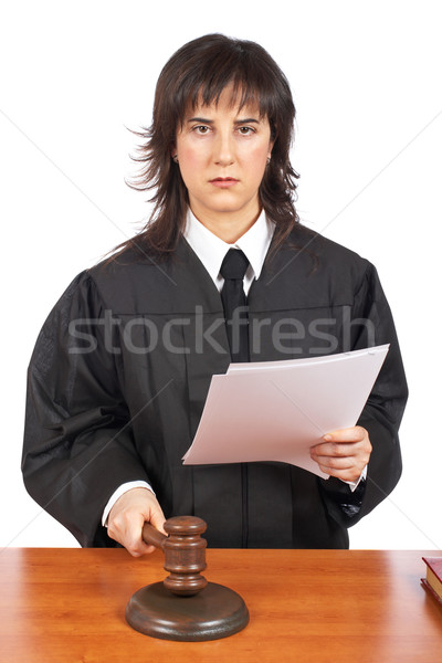 Reading the verdict Stock photo © broker