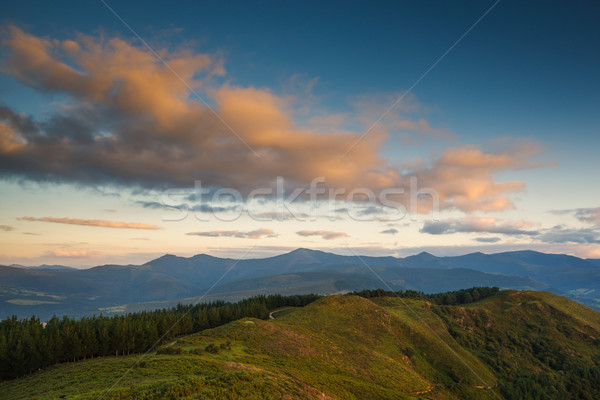 Sunset landscape Stock photo © broker