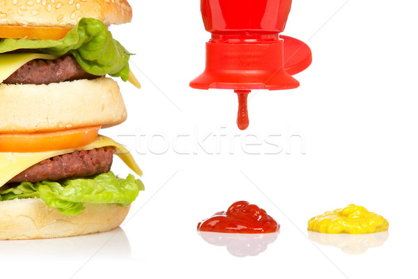 Pouring ketchup Stock photo © broker