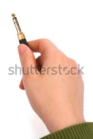 Holding instrument cable Stock photo © broker