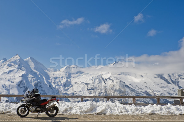 Motorbike in Grossglockner, Austria Stock photo © broker