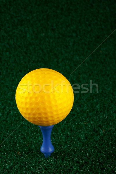 Gelb blau Golf Hintergrund Sport Stock foto © broker