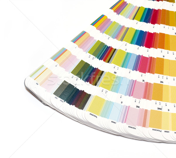 Kolor przewodnik papieru tekstury streszczenie projektu Zdjęcia stock © broker