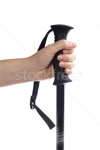 Holding a hiking pole Stock photo © broker