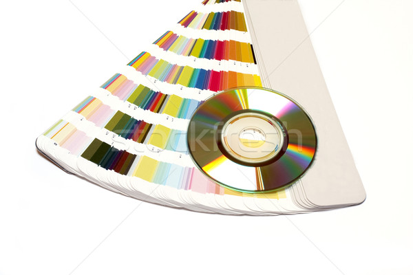 Color guide and CD Stock photo © broker