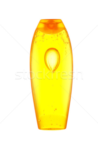 Műanyag üveg szappan sampon címke izolált Stock fotó © broker