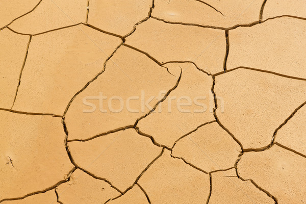 Erde geknackt Boden Erderwärmung Hintergrund Stock foto © broker
