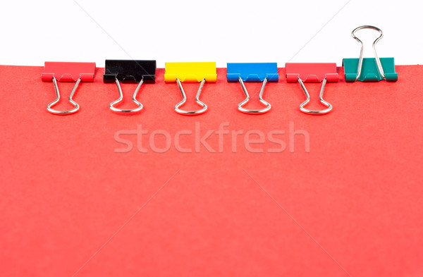 Green clip is the leader Stock photo © broker