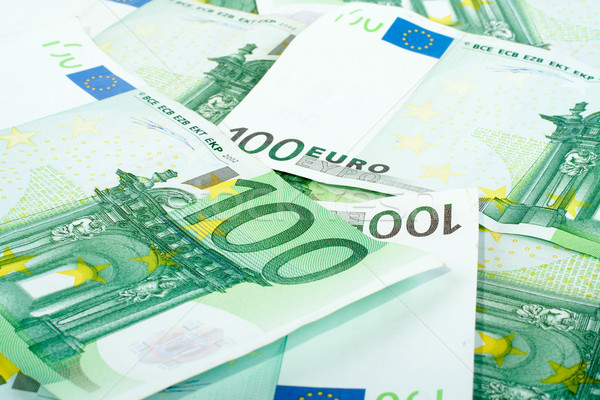 Euro Geld Papier Finanzierung Bank Markt Stock foto © broker