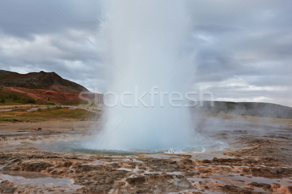 Geysir golden Kreis Island ein heißen Stock foto © broker