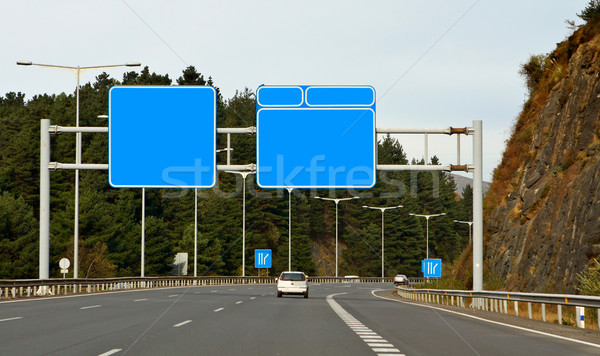 Stock photo: Road signs
