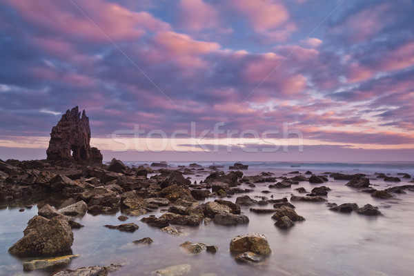 Sunrise at Playa de Portizuelo Stock photo © broker