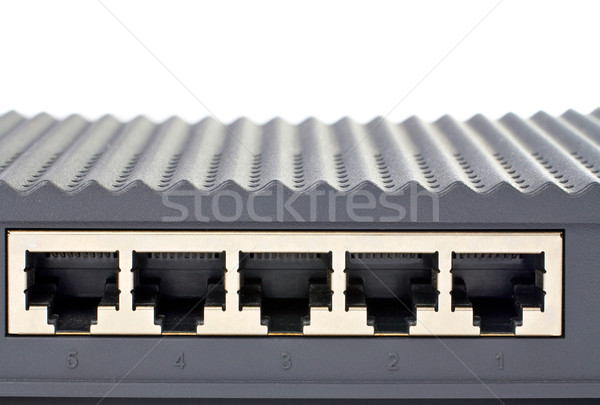 Back panel of the router Stock photo © broker