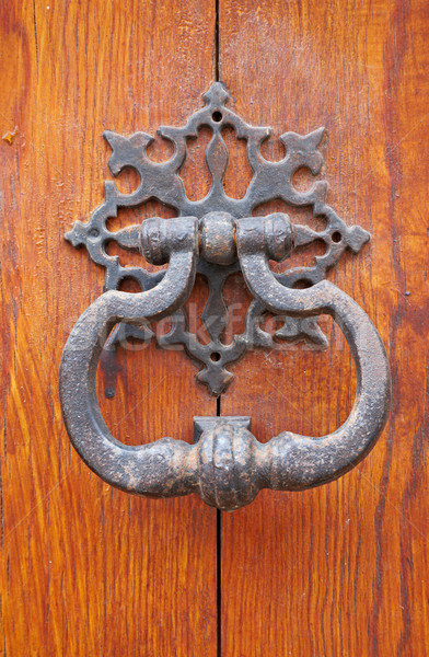 Old door knocker Stock photo © broker