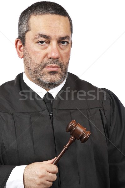 Serious male judge Stock photo © broker