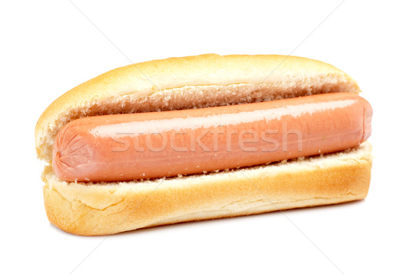 Stockfoto: Hot · dog · zachte · schaduw · witte · ondiep