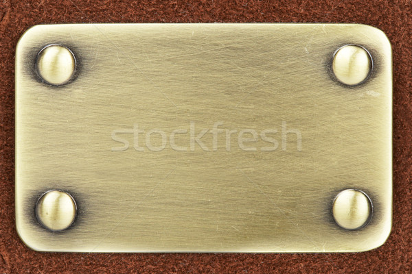 Panel of metal brushed Stock photo © broker