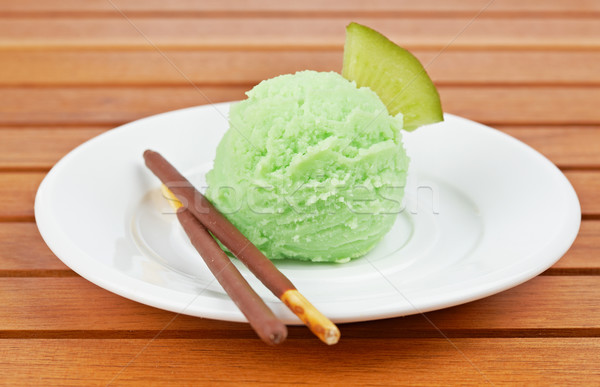 Kiwi ice cream Stock photo © broker