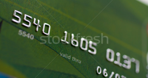 Macro shot of credit card Stock photo © broker