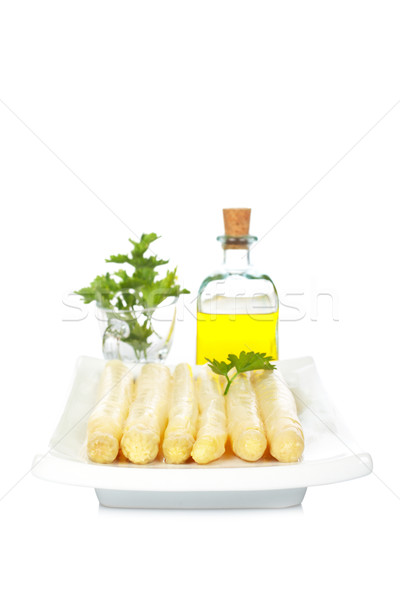 Asparagus with parsley Stock photo © broker