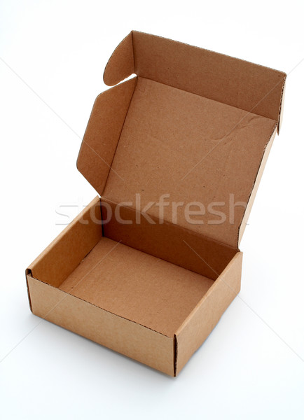 Cardboard box open Stock photo © broker