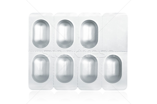 Pílulas bolha empacotar médico hospital drogas Foto stock © broker
