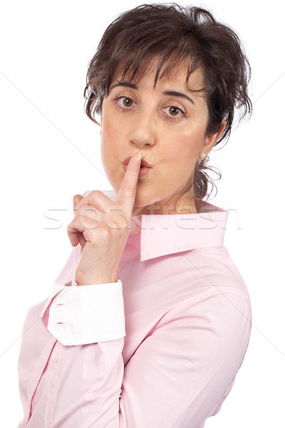 Silence please Stock photo © broker