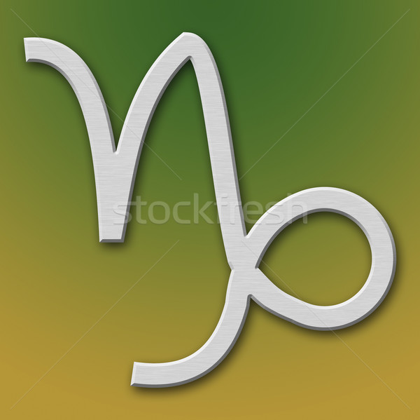 Capricorn Aluminum Symbol Stock photo © broker